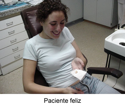 Paciente feliz
